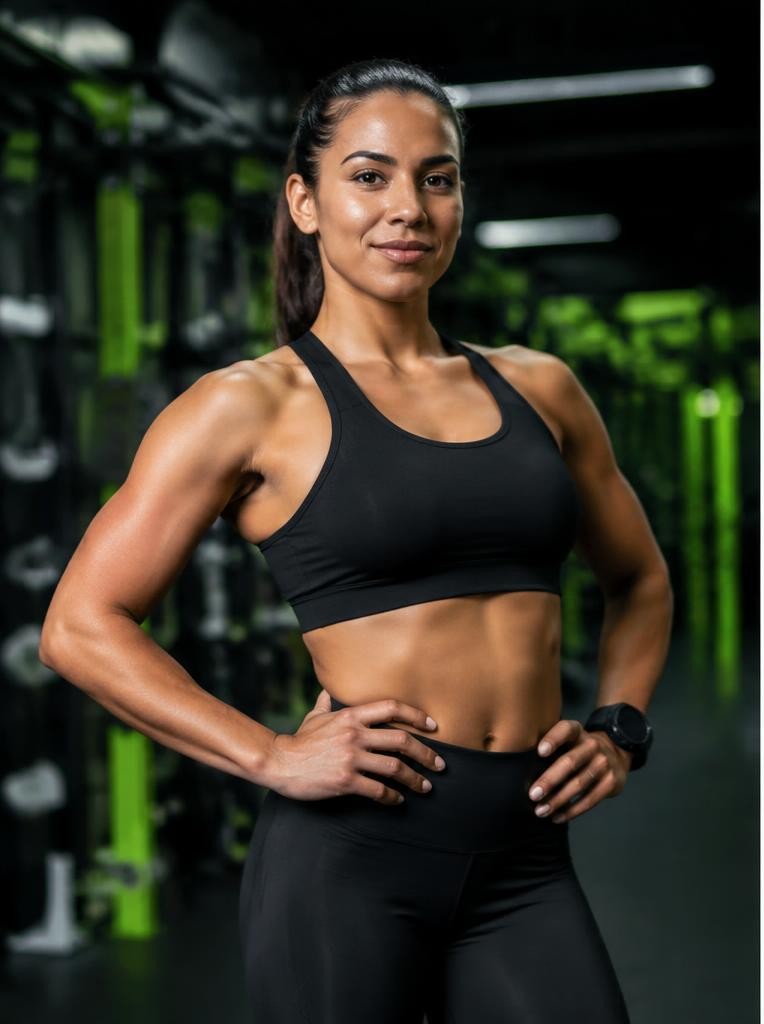 Fitness coach portrait